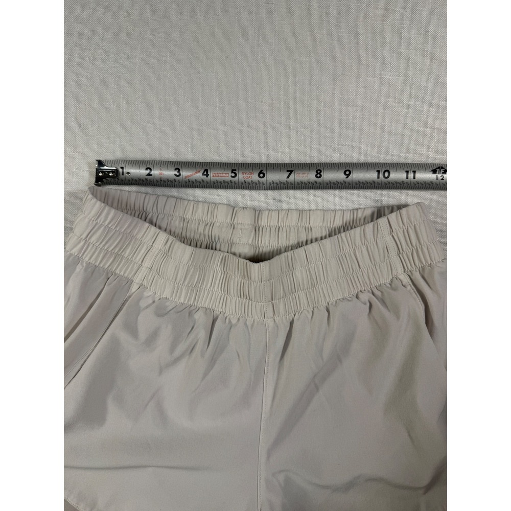 Athleta Mesh Racer Run 4" Short Tan Beige Active Running Shorts XS - Picture 8 of 10